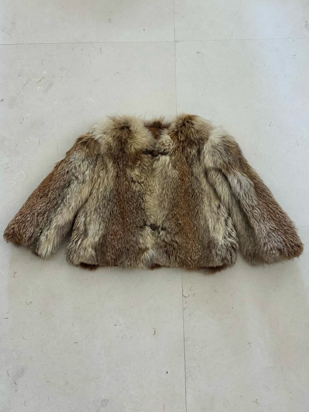 Vintage Red Fox Fur Jacket, Small - Picture 2 of 6